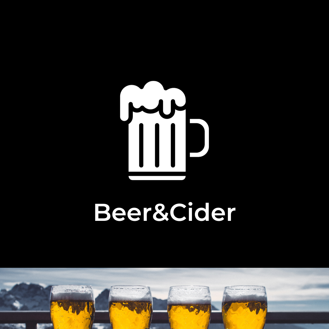 
    Beer &amp; Cider
  
