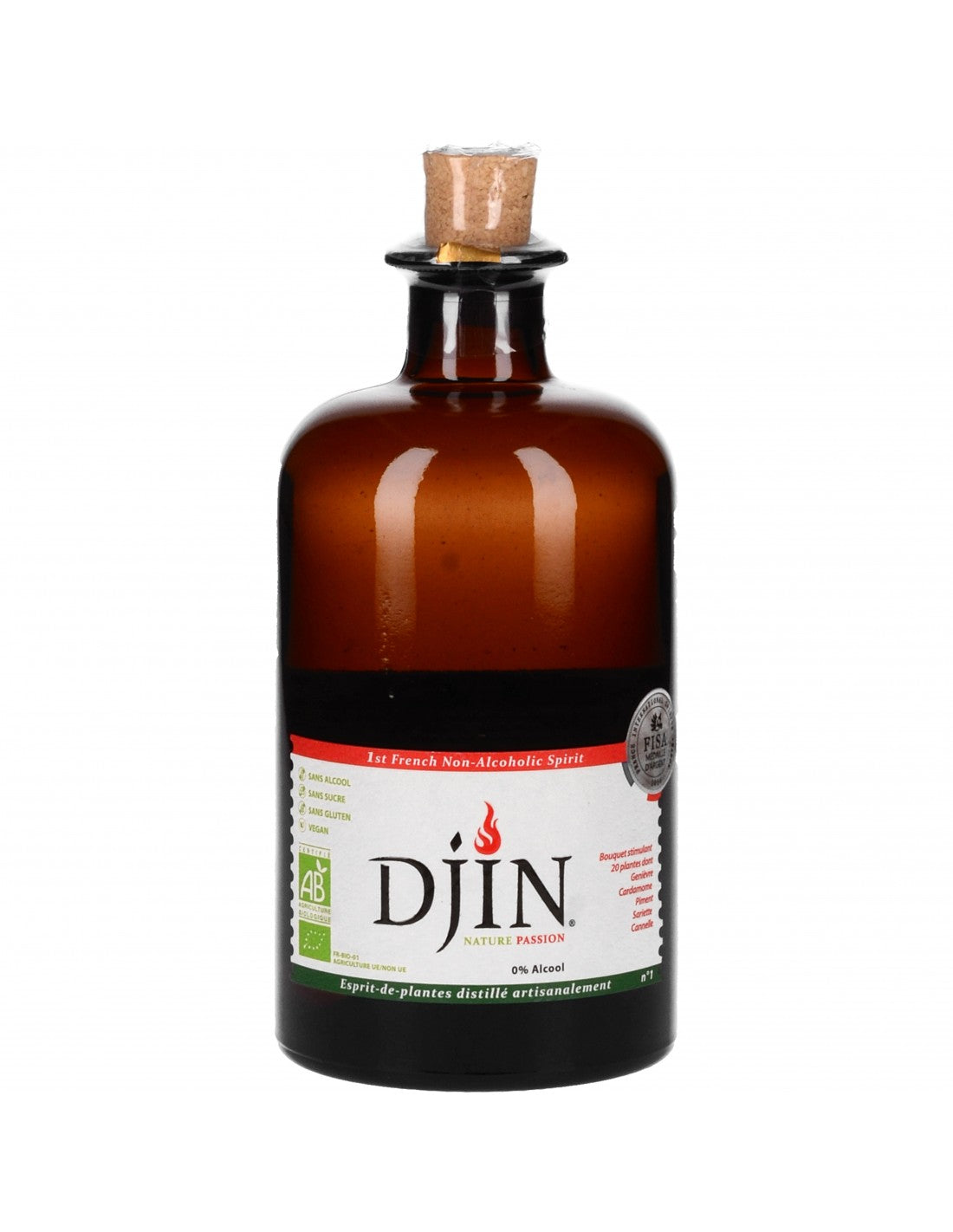 Gin Nature Passion Bio Djin 0% Sans Alcool 0.50L