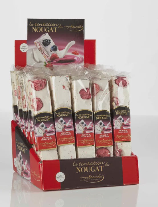 NOUGATS STANILAS Les Tentations Barres de Nougat Aromatisée 5 Parfums 100gr