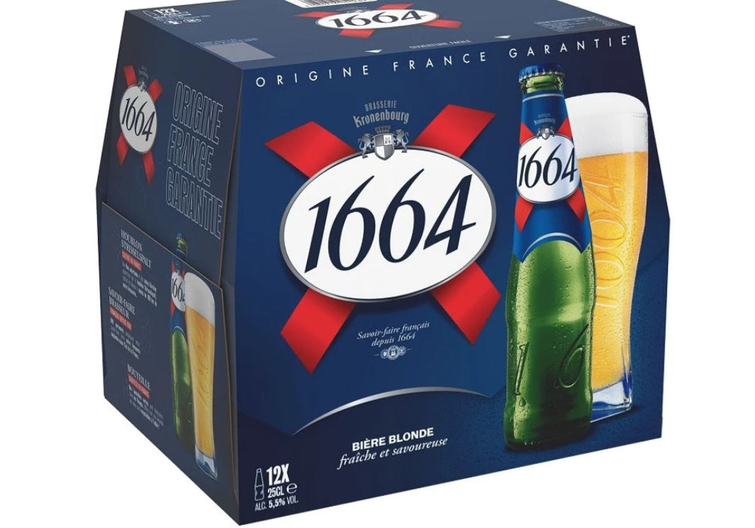 1664 Biere Blonde 12x25cl