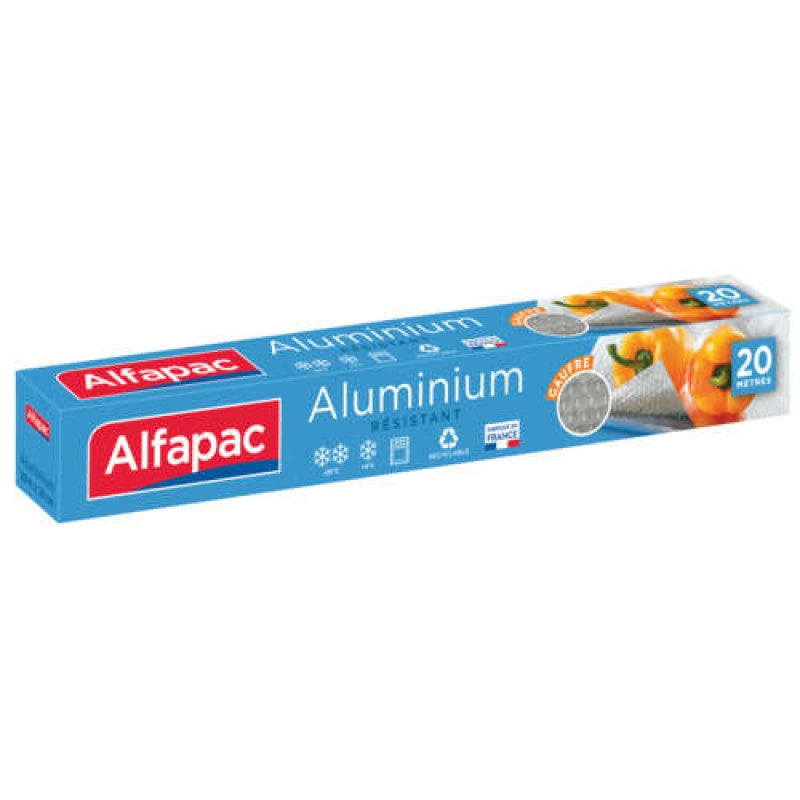 Alfapac Aluminium Résistant Gaufré 20m