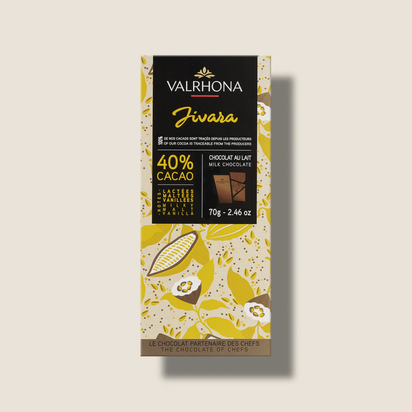 Valrhona Tablette de Chocolat Jivara 40% 70gr