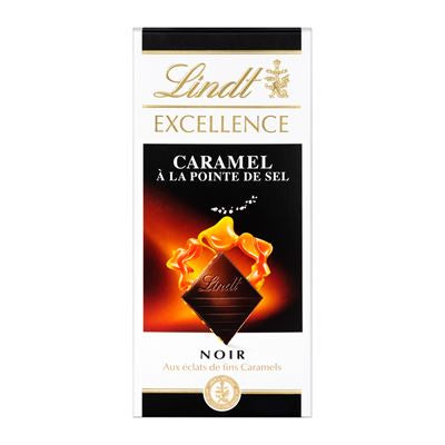 Lindt Excellence Noir Caramel Pointe de Sel 100gr