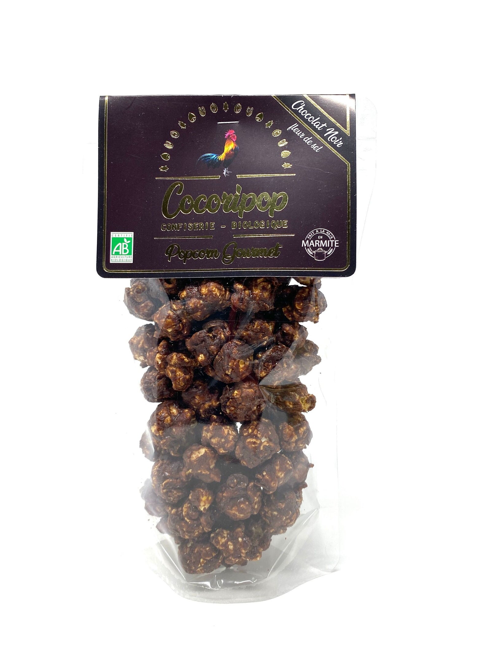 Cocoripop Popcorn Chocolat Noir Fleur de Sel (Médaille d'Or Epicures 2024) 80gr