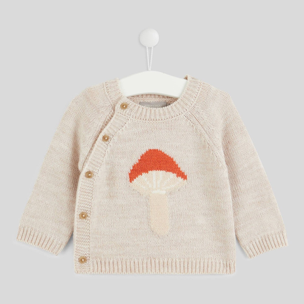 Bout'Chou Cardigan Beige Champignon