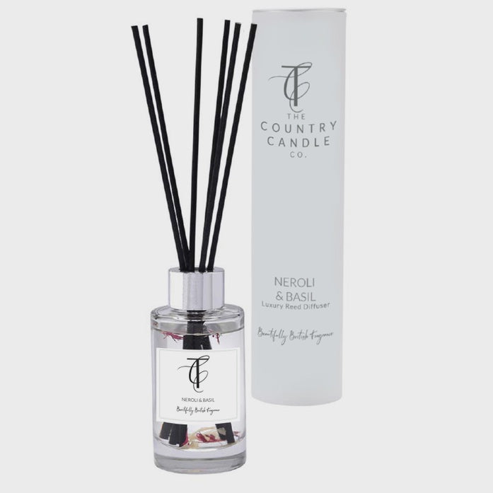 Diffuseur à roseaux Pastels The CC&Co - Néroli & basilic 100 ml
