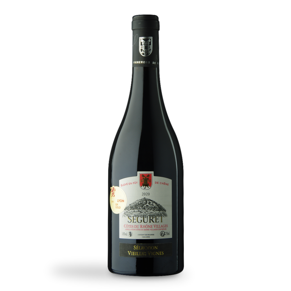 Sélection Vieilles Vignes Fut de chêne Séguret Vin Rouge 2020 0.75CL