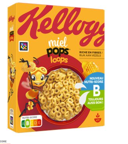 Kellogg's Miel Pops Loops 330Gr