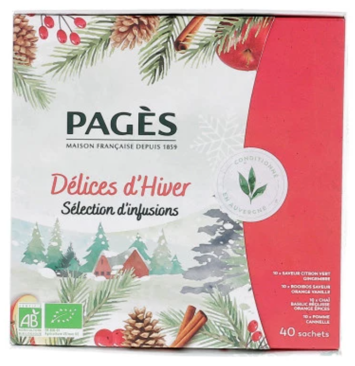 Pagès Délices d'Hiver Coffret 40 Sachets 72gr