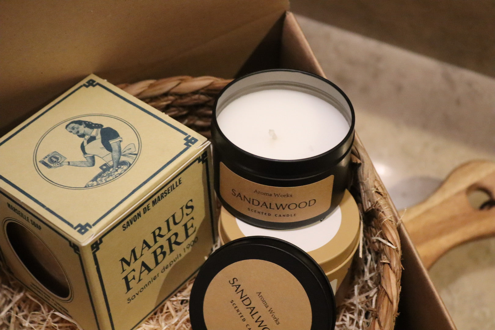 Cocooning Hamper " Natural Home Set"