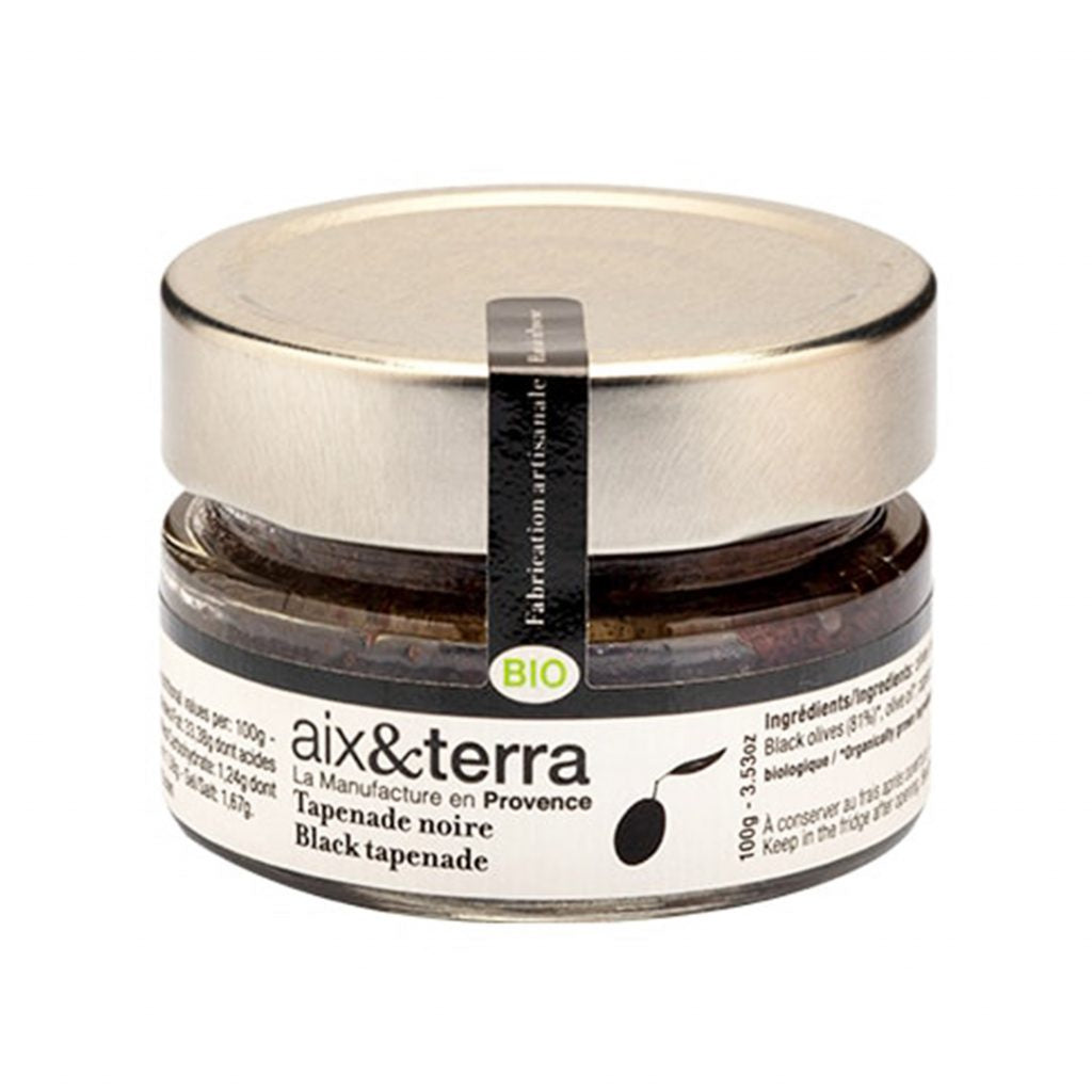 Aix & Terra Tapenade Noire Bio 100 gr