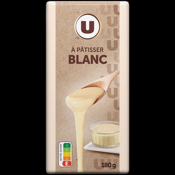 U Chocolat Blanc A Pâtisser 180gr