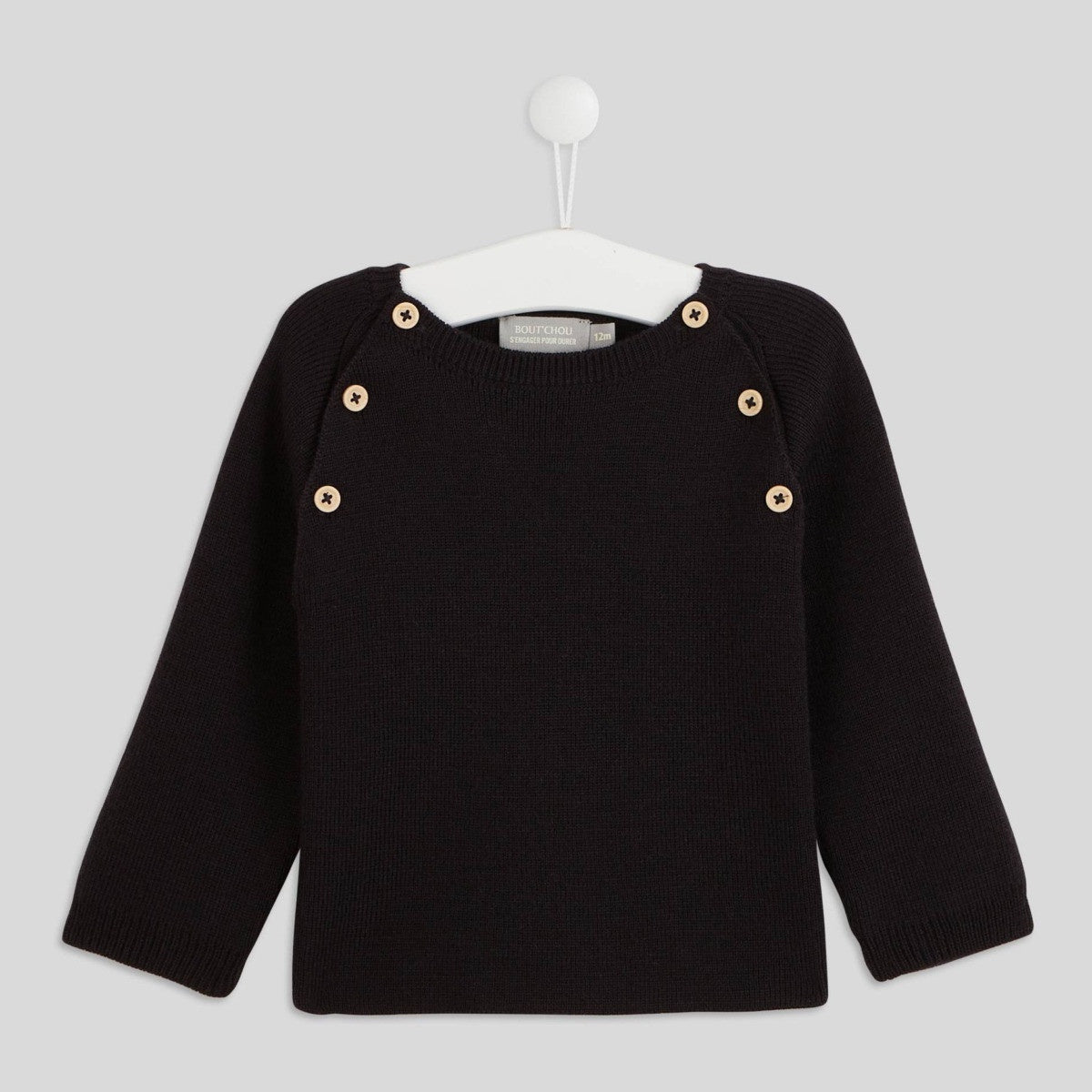 Bout'Chou Pull Bleu Marine 6 Mois