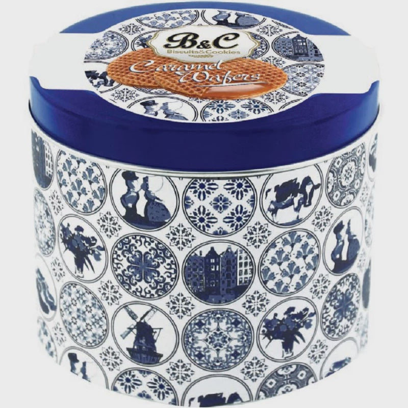 HAMLET Boite en métal  Gaufres fourrées caramel 260gr