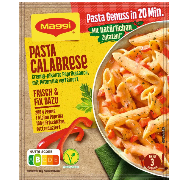 Maggi Pasta Calabrese/Sauce pour Pates Calabrese Sachet 37gr