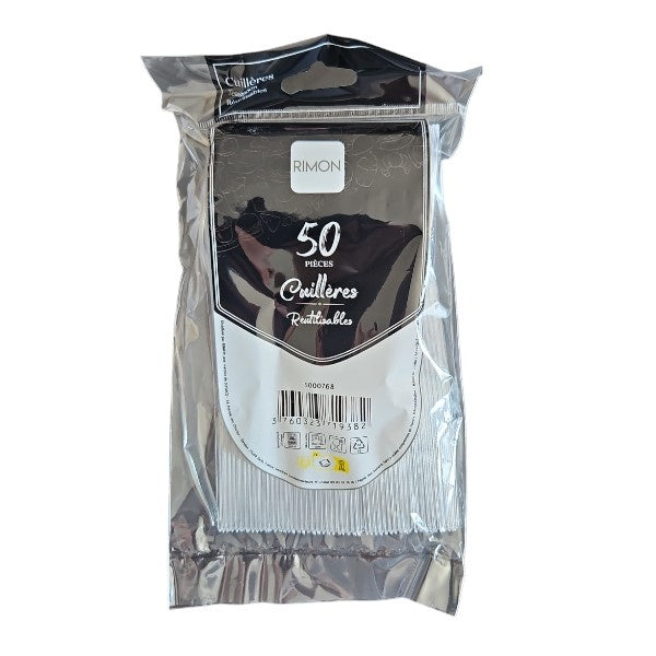 RIMON Cuillères plastique  x50