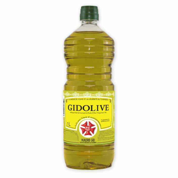 GID Gidolive Huile 20% Olive 80% Tournesol 1l