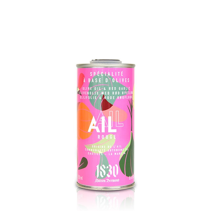 MB1830 Huile d'olive vierge extra aromatisée à l'ail 250gr