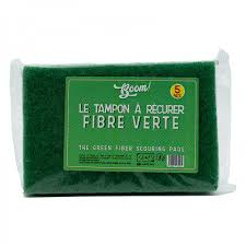 Boom Tampon à Récurer Fibre Verte x5