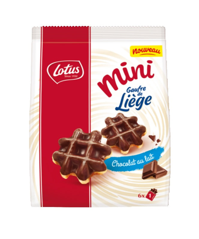 Lotus Mini Gaufre De Liège Au Chocolat 195gr