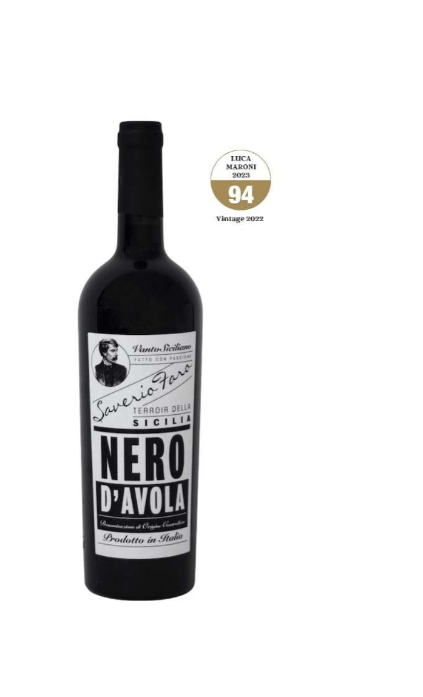DOC Saverio Faro Nero D'Avola Sicilia Vin Rouge 0.75L