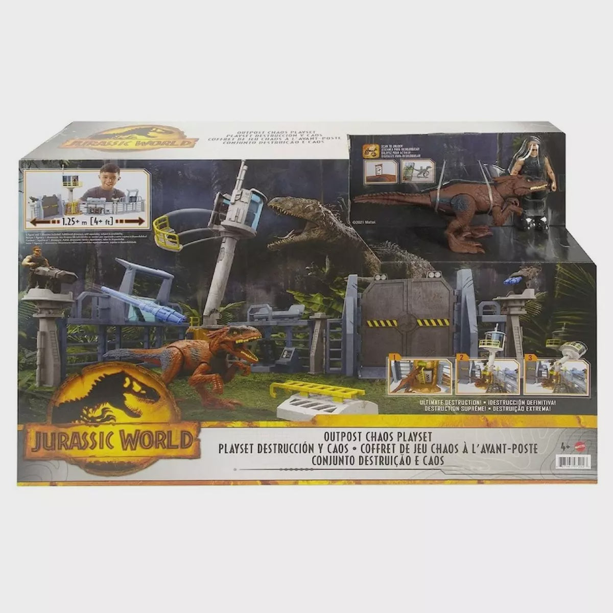 MATTEL Coffret Choas à l'avant - Jurassic World