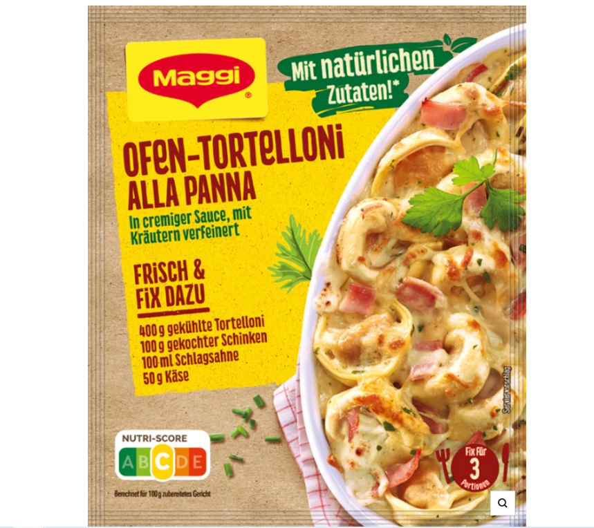 Maggi Ofen Tortelloni/Fix pour Tortelloni au creme 36gr