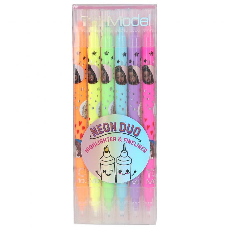 Top Model Double Highlighter & Fineliner - 11383