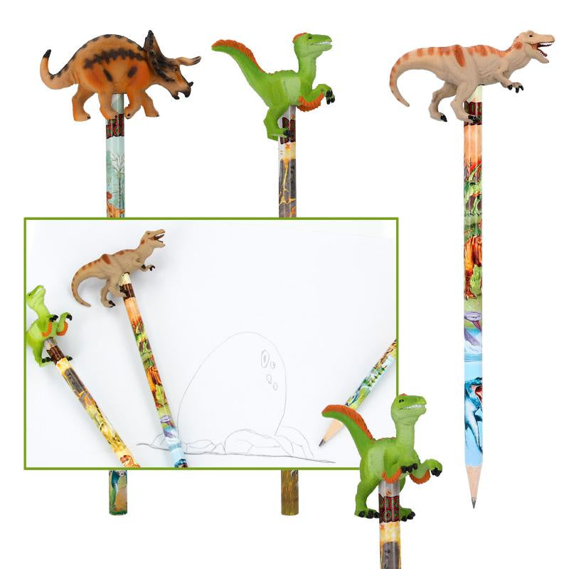 Crayon Dino World avec figurine Dino - 12099