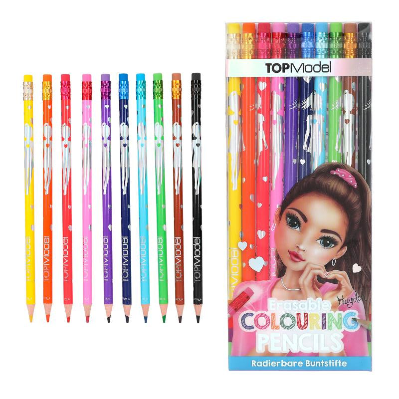 Top Model Crayons de couleur gommables