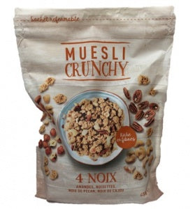 Muesli Croustillant 4 Noix 450gr
