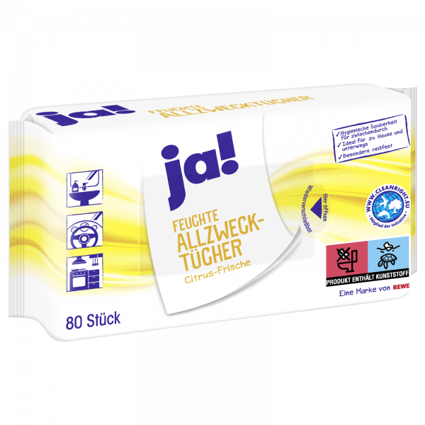 JA! Lingettes Multi usages x80