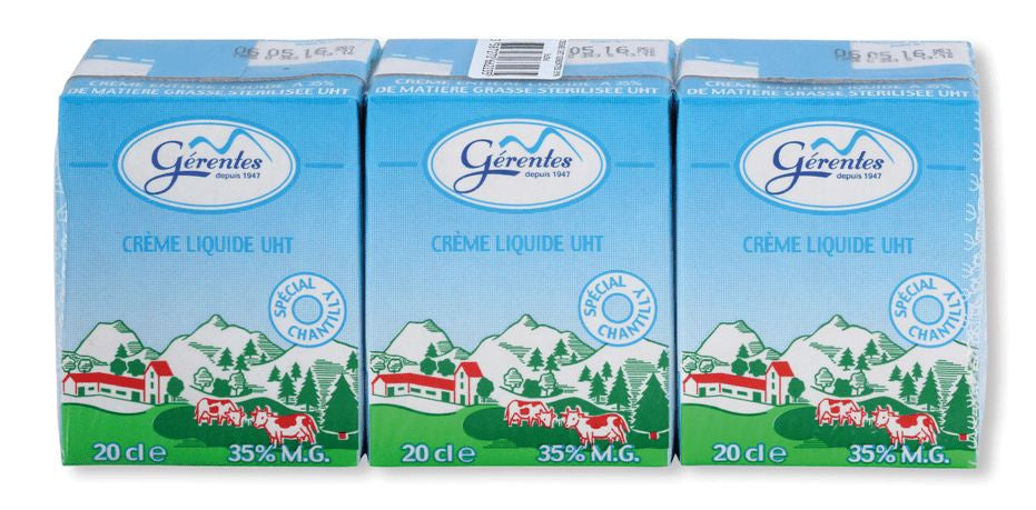 Gerentes Crème Mts Yssin UHT 3x20cl / 60cl