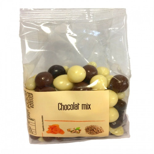 Agidra Mélange Fruits Secs Enrobés 3 Chocolats 250gr