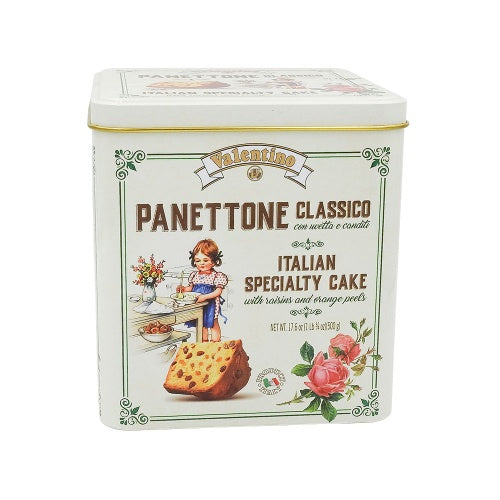Valentino Panettone Classique Raisins Secs & Ecorches D'Orange 500gr