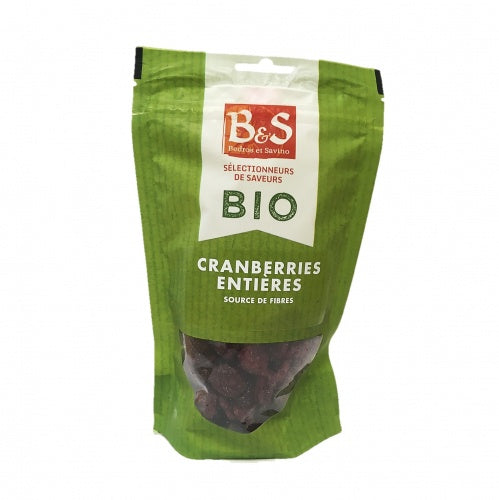 B&S Cranberries Entières BIO 100gr