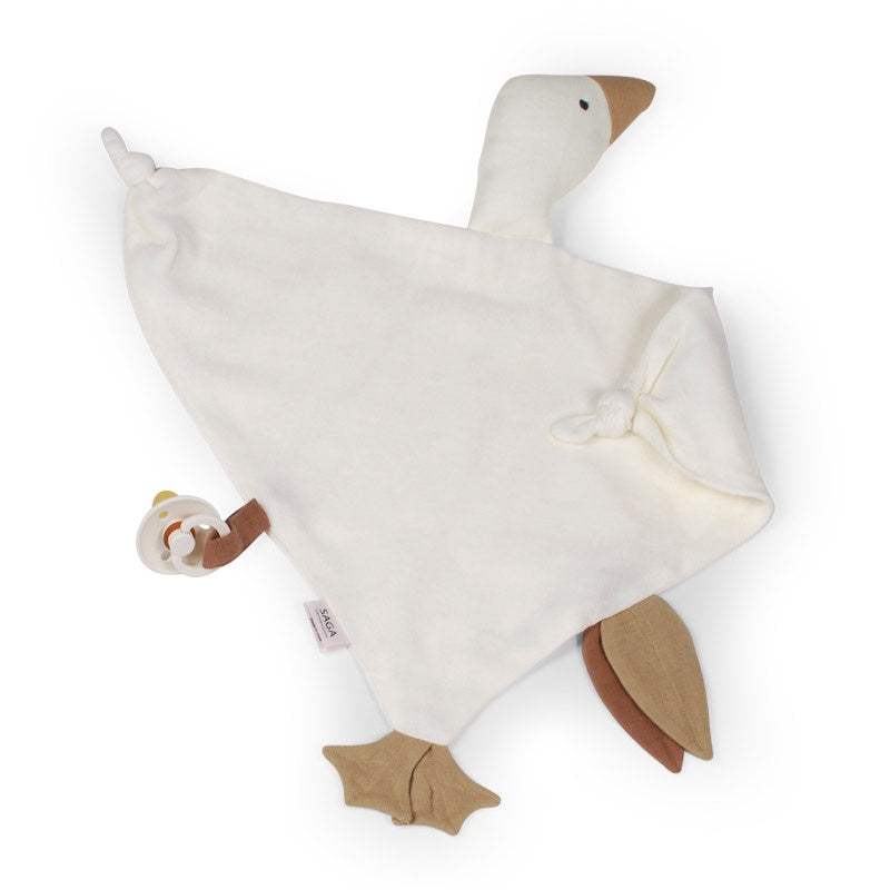 Saga Cuddle Cloth - Goose - Silver Grey