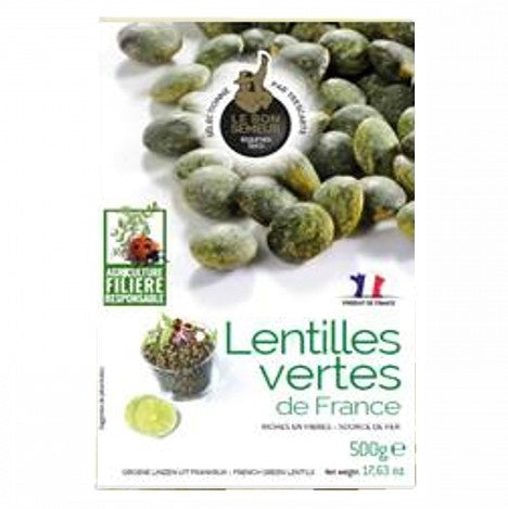 Le Bon Semeur Lentilles Vertes France 500gr