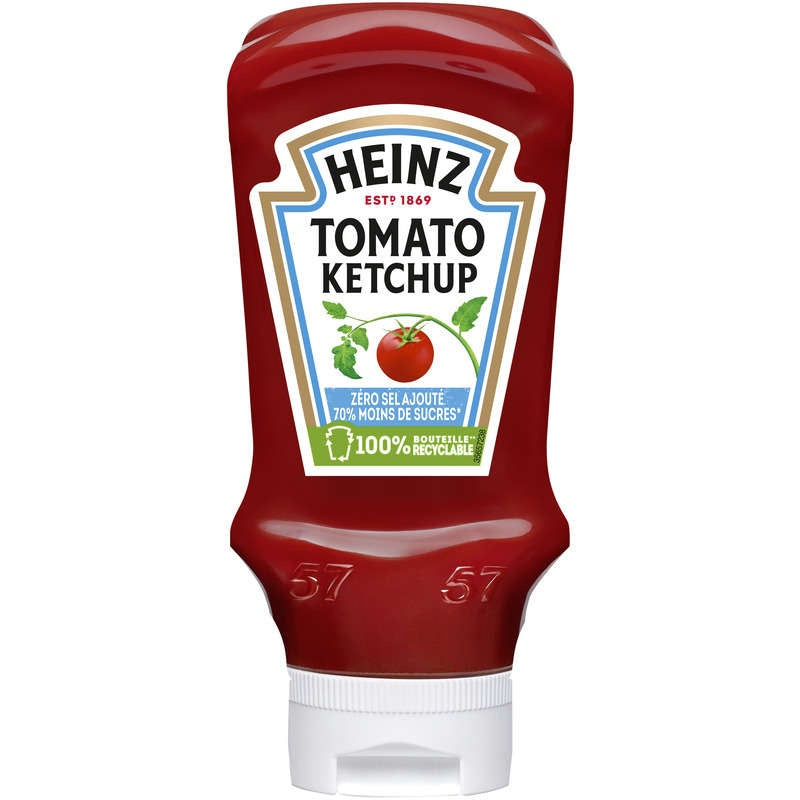 Heinz Ketchup Zéro Sel Ajouté 425gr