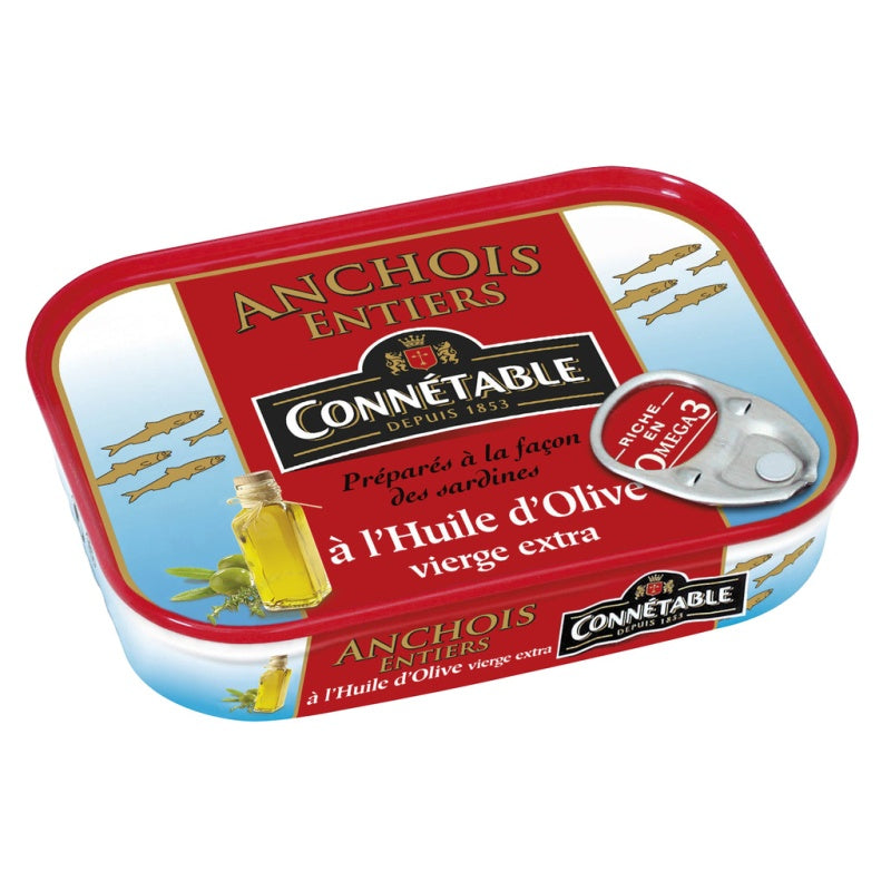 Connétable Anchois A l'Huile d'Olive 100gr