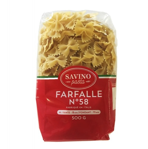Savino Pâtes Farfalle n°58 500gr