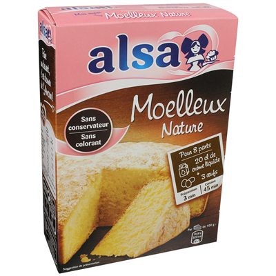 Alsa Préparation Moelleux Nature 435gr