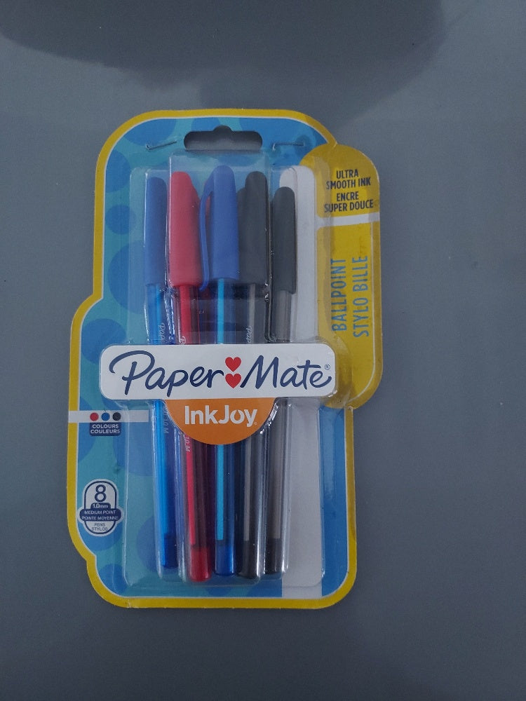 PAPER MATE Lot de 8 stylo bille medium