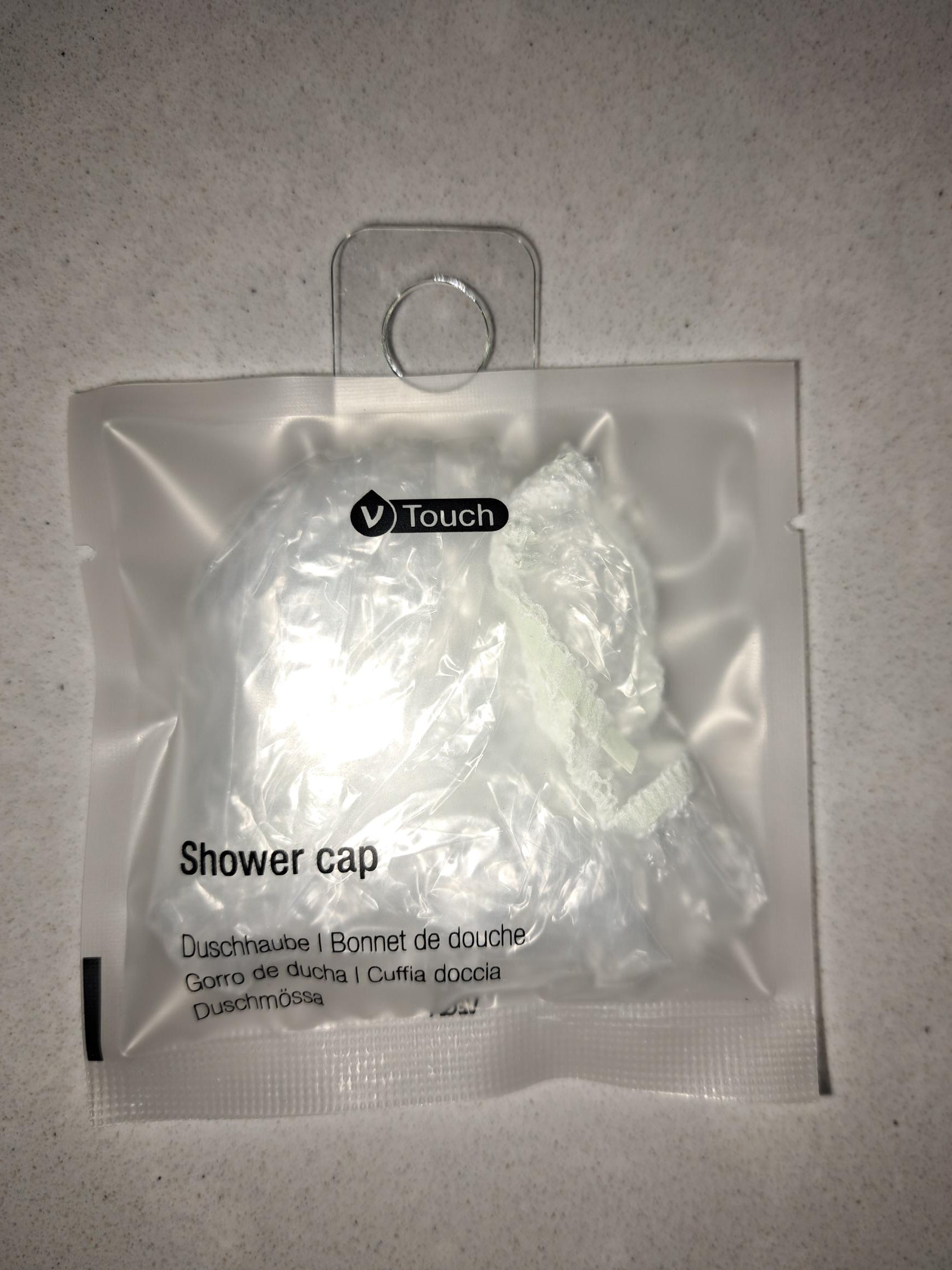 Bonnet de douche  V-Touch transparent