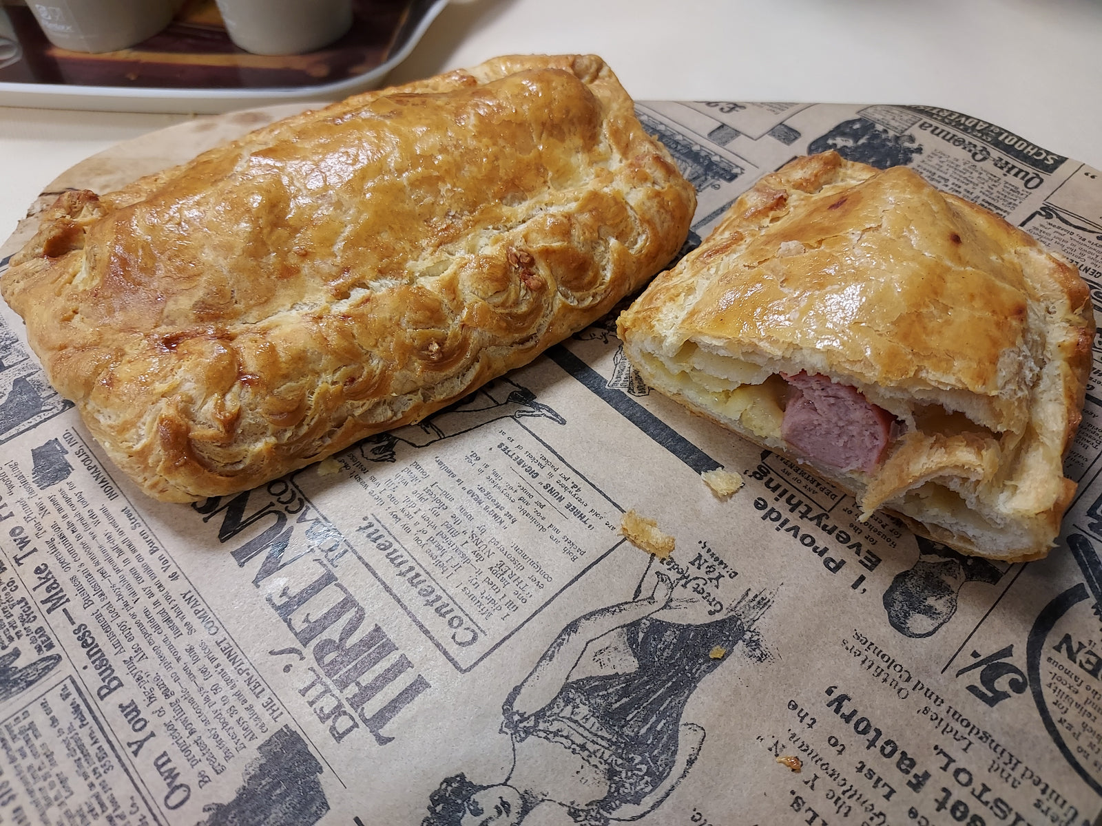 Feuilleté à la saucisse