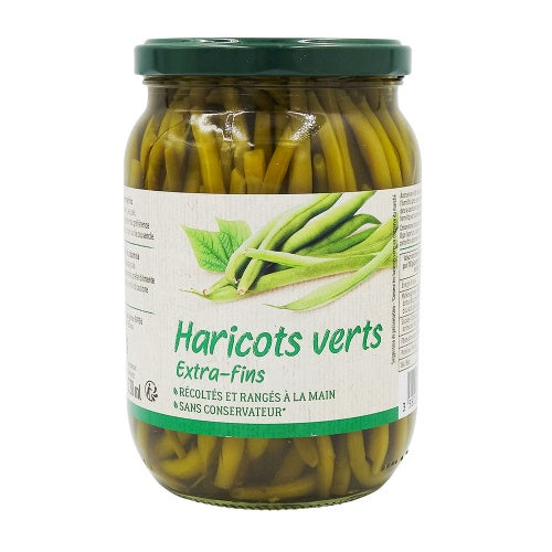 Agidra Haricots Verts Extra Fins Récoltés Rangés A La Main 345gr