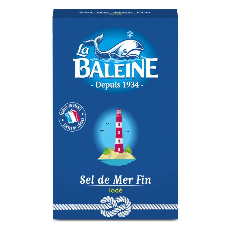 La Baleine Sel Fin Boite 500gr
