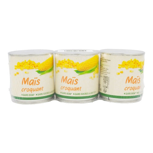 Agidra Maïs Croquant Conserve 3x140gr