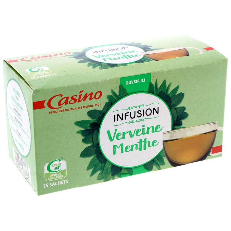 Casino Infusion Verveine Menthe x25 35gr