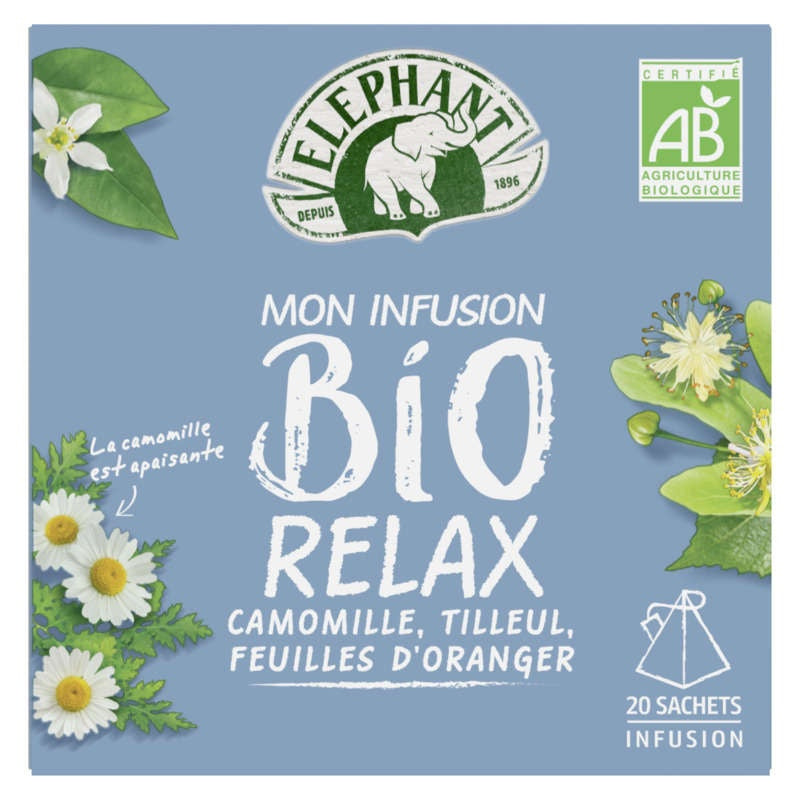 Eléphant Infusion Bio Relax  x20 26gr